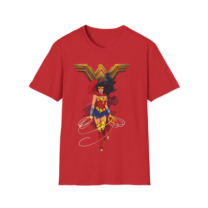Wonder Woman Graphic Tee, Superhero T-Shirt, Comic Book Fan Gift, Justice League Shirt, DC Comics Apparel, Female Power Top