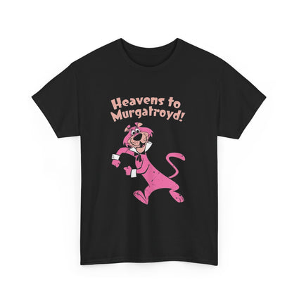 Snagglepuss Heavens to Murgatroyd Graphic Tee, Cartoon Character Shirt, Retro Style Unisex Top, Funny Quote T-shirt, Gift for Cartoon Lovers