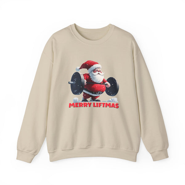 Christmas Merry Liftmas Santa Sweatshirt