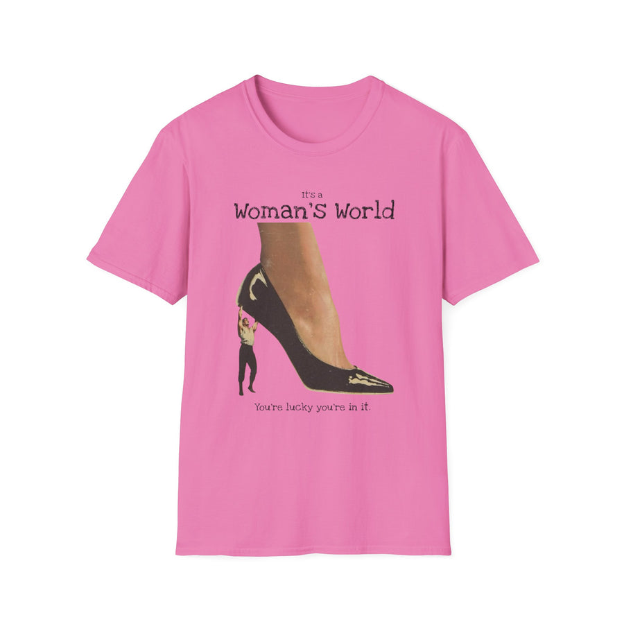 Its a Womans World Tee, Empowering Women's T-Shirt, Feminist Apparel, Gift for Her, Casual Wear, Self-Love Clothing, Women's Rights Merch