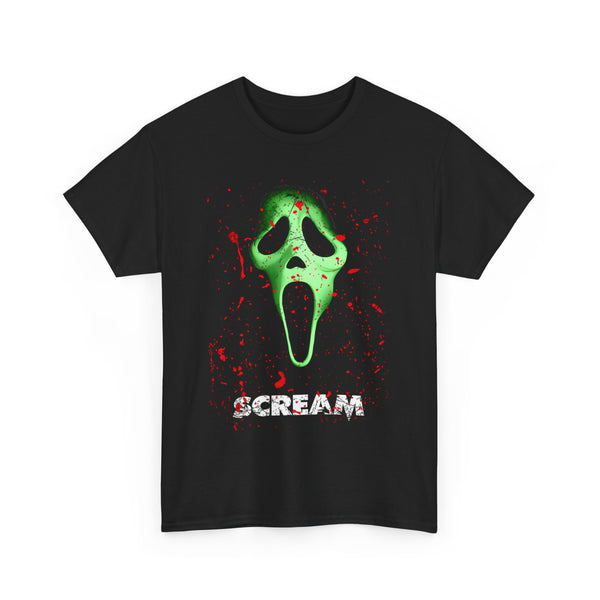 Scream Tee, Edgy Graphic T-Shirt, Unisex Cotton Shirt, Horror Movie Fan Gift, Alternative Clothing, Halloween Tee