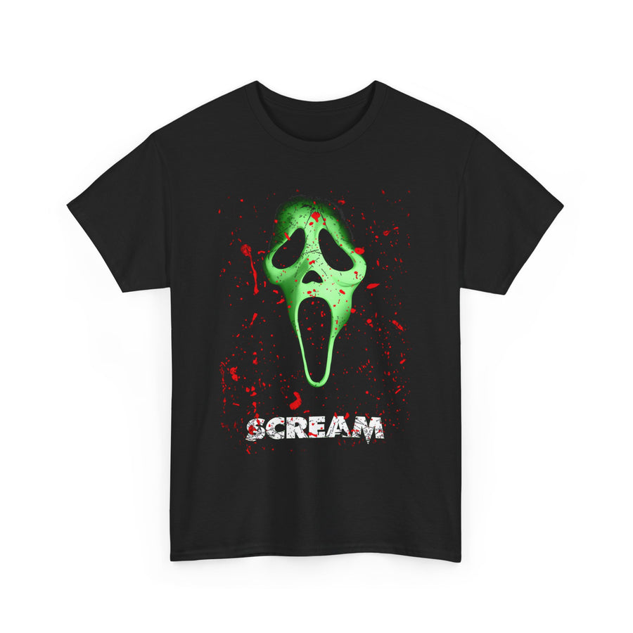 Scream Tee, Edgy Graphic T-Shirt, Unisex Cotton Shirt, Horror Movie Fan Gift, Alternative Clothing, Halloween Tee