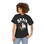 Pinky and the Brain Mouse Tee, Unisex T-Shirt, Mind Control Graphic Tee, Science Geek Gift, Psychology Shirt