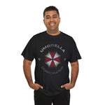 Umbrella Corporation Unisex Cotton Tee, Resident Evil Black T-Shirt, Zombie Apocalypse Shirt, Biohazard Tee, Gamer Gift Idea