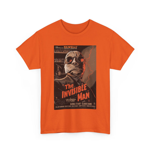 Invisible Man Classic Movie Poster Tee, Vintage Film T-Shirt, Horror Movie Lover Gift, Retro Cinema Apparel