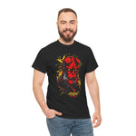 Hellboy Unisex Heavy Cotton Tee, Cool Comic Book Graphic T-Shirt, Movie Fan Gift, Superhero Costume Cosplay Top, Casual Tee Shirt