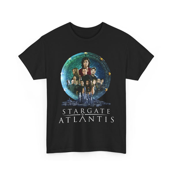 Stargate Atlantis Unisex Tee - Sci-Fi Graphic T-Shirt, Fan Gift, Space TV Show Shirt, Geek Clothing, Universe Theme Top