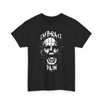 Unisex Tee Shirt Embrace Pain Pinhead, Heavy Cotton Tshirt Horror Fan Gift, Gothic Graphic Tee, Halloween Shirt, Alternative Clothing