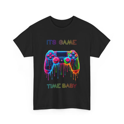 Gaming Vibes Unisex Heavy Cotton Tee | Retro Gamer Shirt | Perfect for Birthdays, Game Nights, Casual Wear, Gifts, or Gaming Events