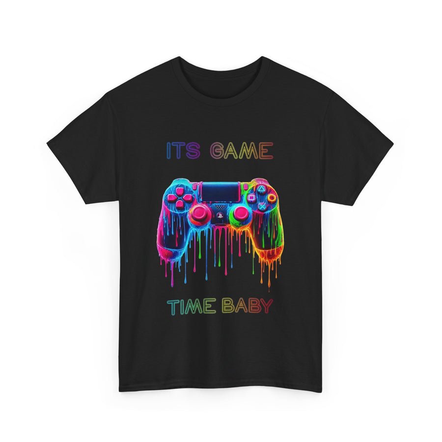 Gaming Vibes Unisex Heavy Cotton Tee | Retro Gamer Shirt | Perfect for Birthdays, Game Nights, Casual Wear, Gifts, or Gaming Events