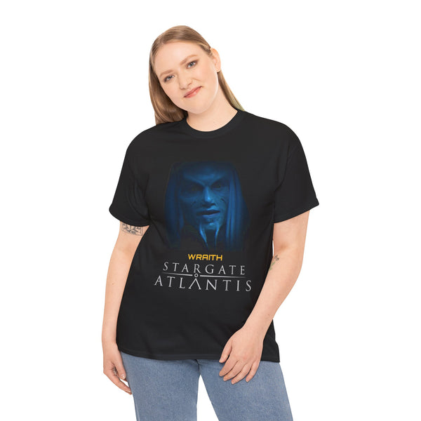 Stargate Atlantis Wraith Unisex Tee, Sci-Fi Fan Gift, Geeky Graphic T-Shirt, Science Fiction Apparel, Space TV Show Merchandise