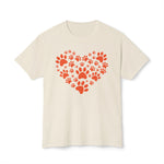 Heart Paw Prints T-shirt