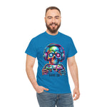 Game On Skull Tee for Gamers, Unisex Heavy Cotton T-Shirt, Gaming Apparel, Gift for Gamers, Halloween Shirt, Casual Wear