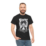 Elvira Mistress of the Dark Unisex Tee, Horror T-Shirt for Fans, Heavyweight Cotton Shirt, Gothic Graphic Top, Halloween Costume, Spooky