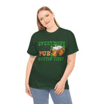 Everybody in the Pub Gettin' Tipsy Unisex Heavy Cotton Tee, Funny Shirt, Pub Crawl Apparel, St. Patrick's Day Gift, Beer Lover Gift