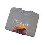 Dog Lover Sweatshirt - Life is Better with Dogs