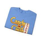 Candy Crush Front and Back Design Sweatshirt, Colorful Jumper, Fun Pullover, Sweet Treat Apparel, Cozy Top