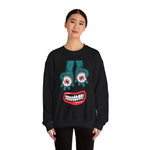 Quirky Monster Eyes Sweatshirt, Fun Graphic To[, Casual Wear, Gift for Friends, Halloween Shirt, Graphic Sweatshirt