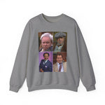 TV Icon Unisex Sweatshirt - Fred Sanford, George Jefferson, Ted Bundy, Archie Bunker Design