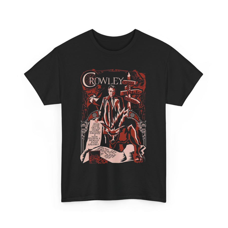 Crowley Supernatural T-Shirt, King of Hell Shirt, Unisex Cotton Tee, TV Show Fan Gift, Demon Costume Top, Novelty Graphic Tee