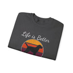 Dog Lover Sweatshirt - Life is Better with Dogs