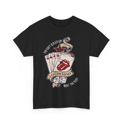 Rocking Roll Poker Cards Unisex Tee, Gambling T-Shirt, Casino Shirt, Card Player Gift, Music Lover Apparel