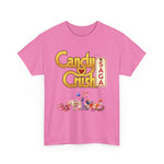 Candy Crush Front and Back Design T-Shirt, Unisex Shirt, Colorful Tee, Graphic Tee, Candy Lover Gift, Fun Tee, Vibrant Shirt