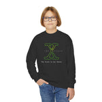 X-Files The Truth Is Out There Youth Crewneck Sweatshirt, Sci-Fi Kids Pullover, Alien TV Show Graphic Jumper, Space Theme Clothes, UFO