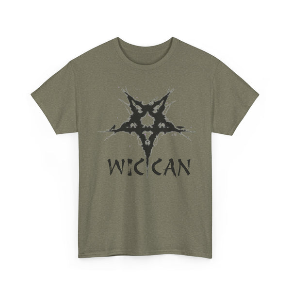 Wiccan Pentagram Tee, Unisex Shirt, Pagan Symbol Top, Witchcraft Clothing, Occult Graphic Tshirt, Spiritual Apparel