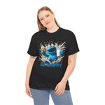 Cookie Monster Be Happy T-Shirt, Funny Graphic Tee, Men's Women's Unisex Shirt, Gift for Cookie Lover, Cute Monster Apparel