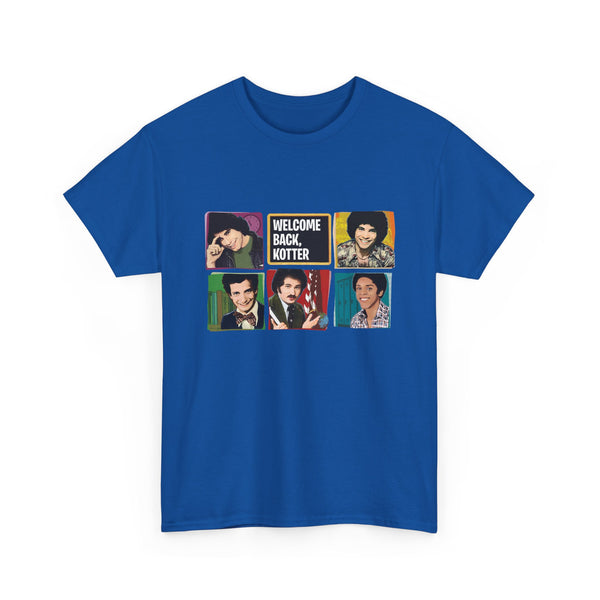 Welcome Back Kotter Unisex Tee Shirt, Classic TV Show Graphic Tee, Retro 70s Gift, Vintage Inspired T-Shirt, Back to School Shirt, Men Women