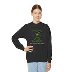 X-Files The Truth Is Out There Youth Crewneck Sweatshirt, Sci-Fi Kids Pullover, Alien TV Show Graphic Jumper, Space Theme Clothes, UFO