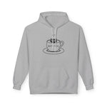 Cat Lover Soft Fleece Hoodie, Cute Animal Graphic Sweatshirt, Pet Owner Gift,