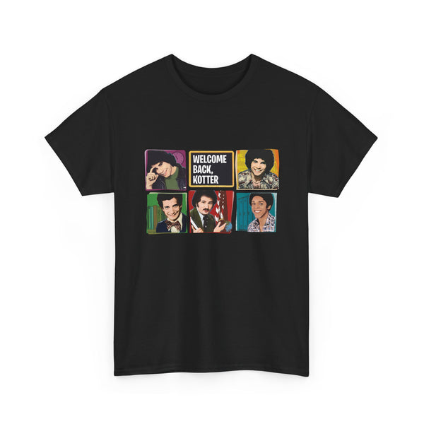 Welcome Back Kotter Unisex Tee Shirt, Classic TV Show Graphic Tee, Retro 70s Gift, Vintage Inspired T-Shirt, Back to School Shirt, Men Women