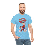 Dudley Do-Right Funny Tee, Cartoon Character T-Shirt, Graphic Tee Shirt, Retro Cartoon Tee, Vintage TV Show Shirt