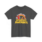 Nostalgic Saturday Mornings Tee, Unisex Cotton T-Shirt, Funny Graphic Tee, Gift for Cartoon Lovers, Weekend Vibe Shirt