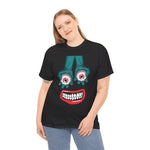 Quirky Monster Eyes Heavy Cotton Tee, Fun Graphic T-Shirt, Casual Wear, Gift for Friends, Halloween Shirt, Graphic Tee