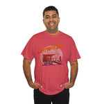 Vintage Baywatch T-Shirt, Retro 90s Lifeguard Sunset Graphic, Oversized Boxy Fit Cotton Tee, Sun-Bleached Aesthetic Streetwear
