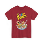 Fruit Pebbles Tee, Cereal Lovers Shirt, Breakfast Graphic T-Shirt, Foodie Gift, Unisex Cotton Top, Colorful Tee, Fun Tee for Brunch