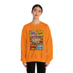 Comic Book Sweatshirt, Graphic Novel Pullover, Superhero Jumper, Geeky Crew Neck, Pop Art Sweater