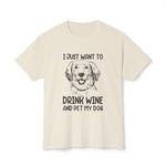 Wine and Dog Lover T-shirt