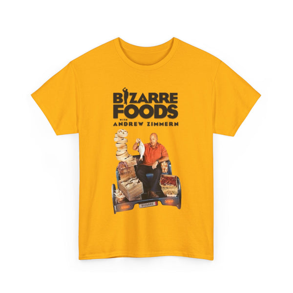 Bizarre Foods Andrew Zimmern T-Shirt, Unisex Shirt, Foodie Gift, Travel Lover Tee, Unique Graphic Tee, Food Show Fan Apparel