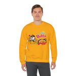 Buldak Ramen Carbonara Sweatshirt, Korean Spicy Noodle Lover Gift, Foodie Apparel, Unisex Crewneck Jumper, Ramen Noodle Fan Shirt