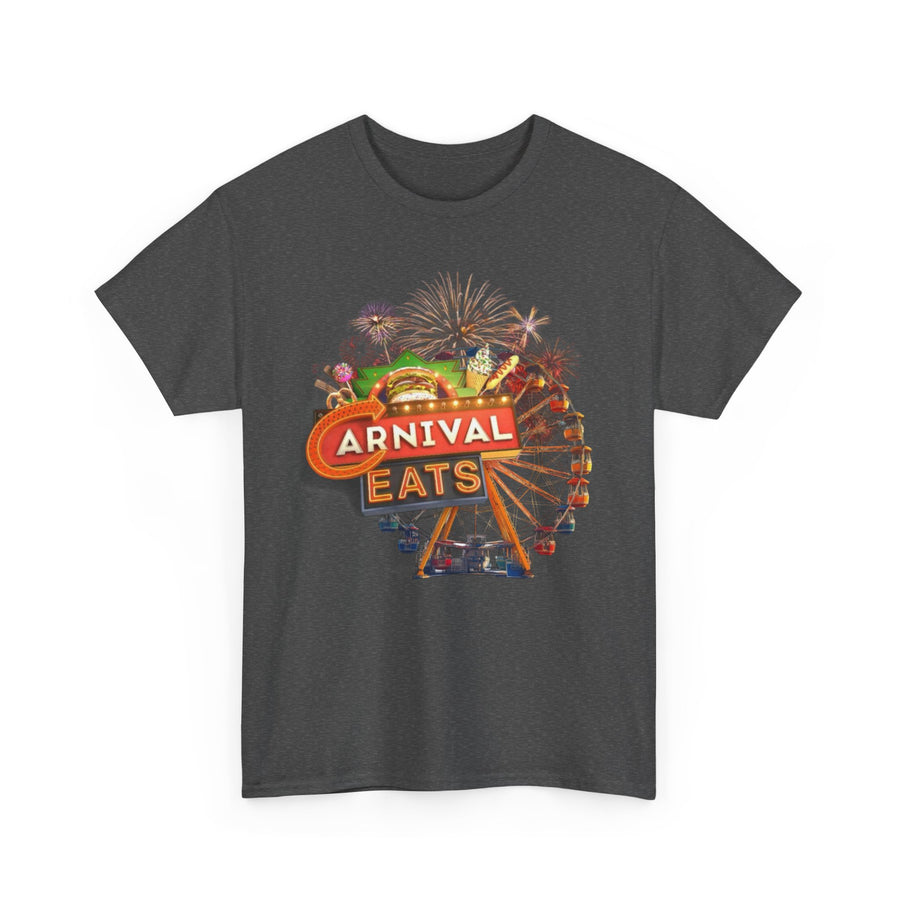 Carnival Eats Unisex Tee, Food Show T-Shirt, Fun Fair Cotton Shirt, Festival Graphic Tee, Foodie Gift Shirt