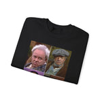 TV Icon Unisex Sweatshirt - Fred Sanford, George Jefferson, Ted Bundy, Archie Bunker Design