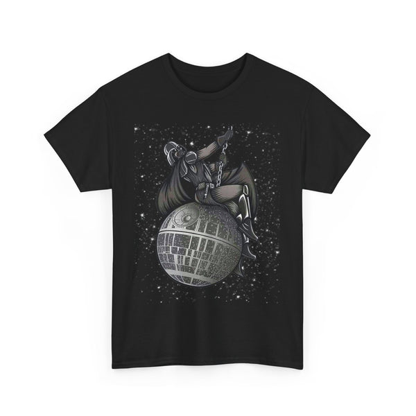 Death Star Wrecking Ball T-Shirt, Star Wars Shirt, Darth Vader Tee, Sci-Fi Fan Top, Galactic Empire Apparel