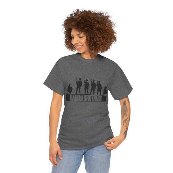 Band of Brothers Unisex Heavy Cotton Tee, Men's Graphic Tee, Women's Vintage T-Shirt, Retro Gift Shirt, Military History Top