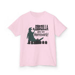 Kids Tee, Funny Godzilla Ate My Homework Design, Monster Lover Gift, Back to School Shirt, Children's Clothing, Youth T-Shirt for Boys and