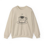 Kitty Sitting in a Tea Cup Kit-Tea Sweatshirt