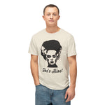 She's Alive! Inspired by Bride of Frankenstein T-shirt, Halloween Monster Shirt, Goth Tee, Horror Movie Fan Gift, Spooky Movie Shirt